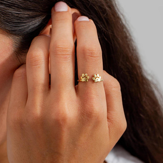 Personalizovaný prsten s iniciálami domácího mazlíčka