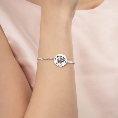 Personalizovaný náramek s obličejem domácího mazlíčka