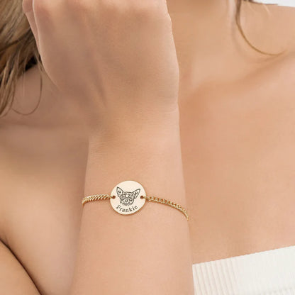 Personalizovaný náramek s obličejem domácího mazlíčka