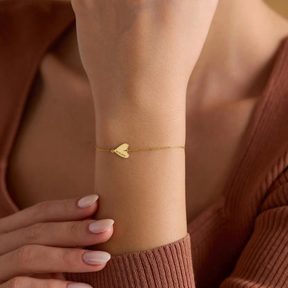 Personalizovaný gravírovaný srdíčkový náramek