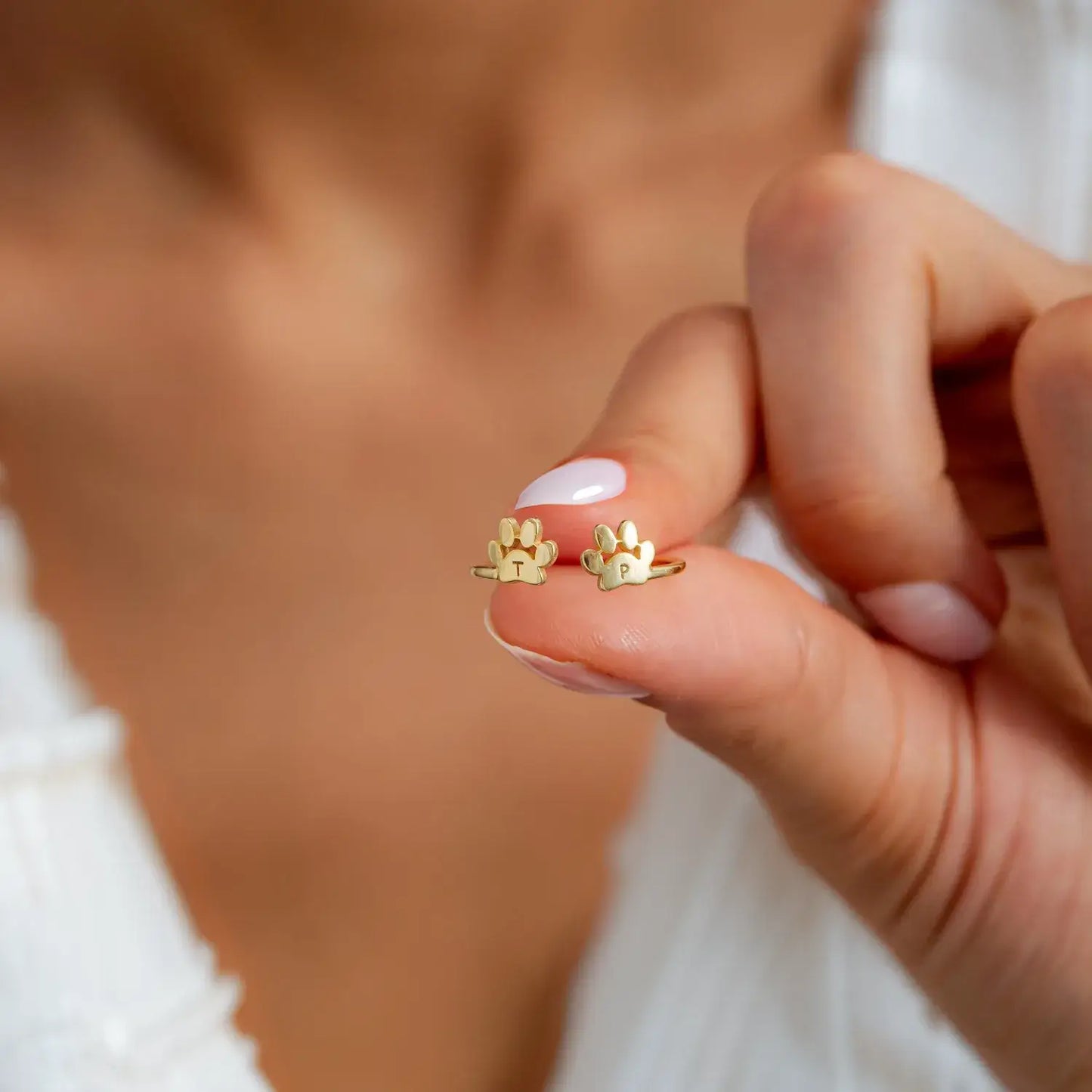 Personalizovaný prsten s iniciálami domácího mazlíčka