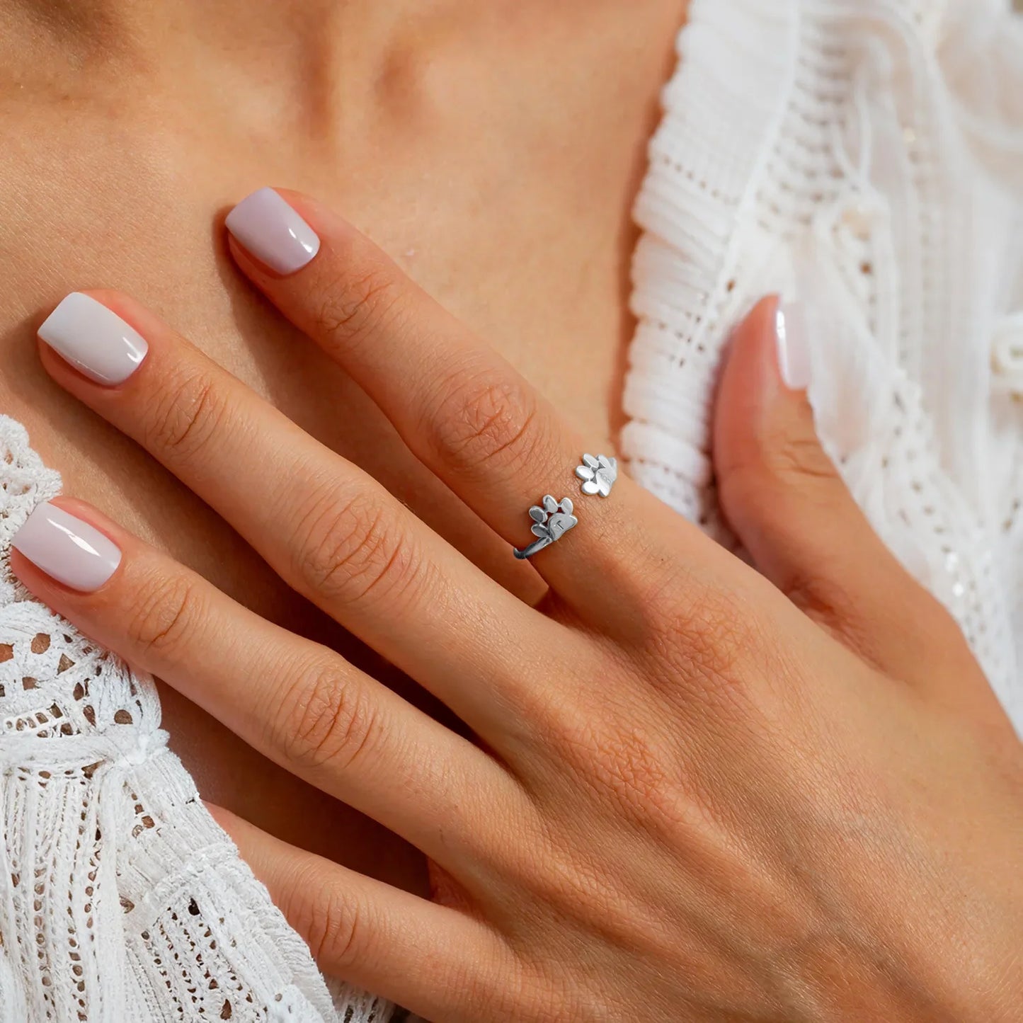 Personalizovaný prsten s iniciálami domácího mazlíčka