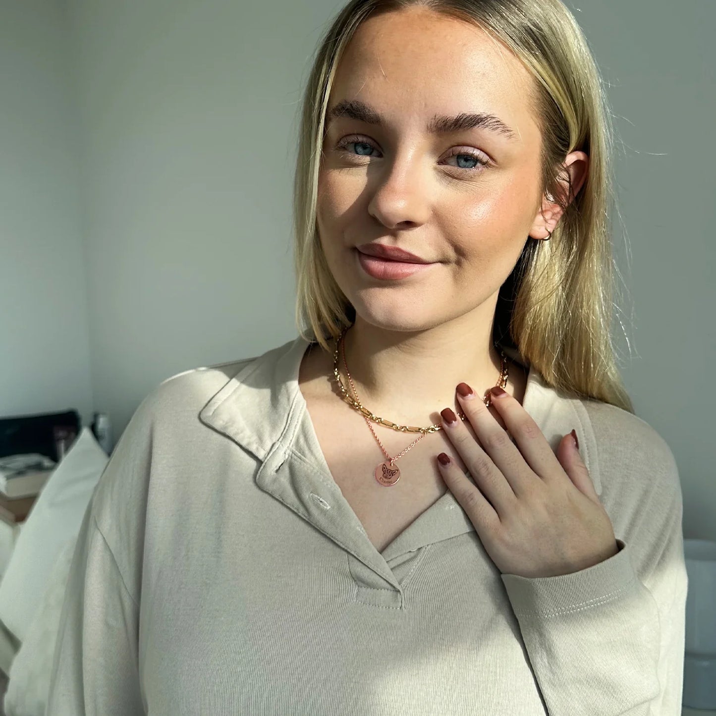 Personalizovaný náhrdelník se jménem a tváří domácího mazlíčka