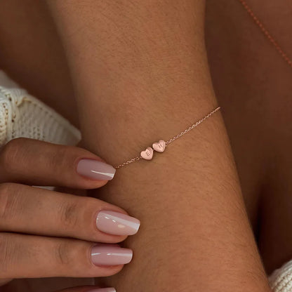 Personalizovaný náramek se srdíčkem a iniciálou