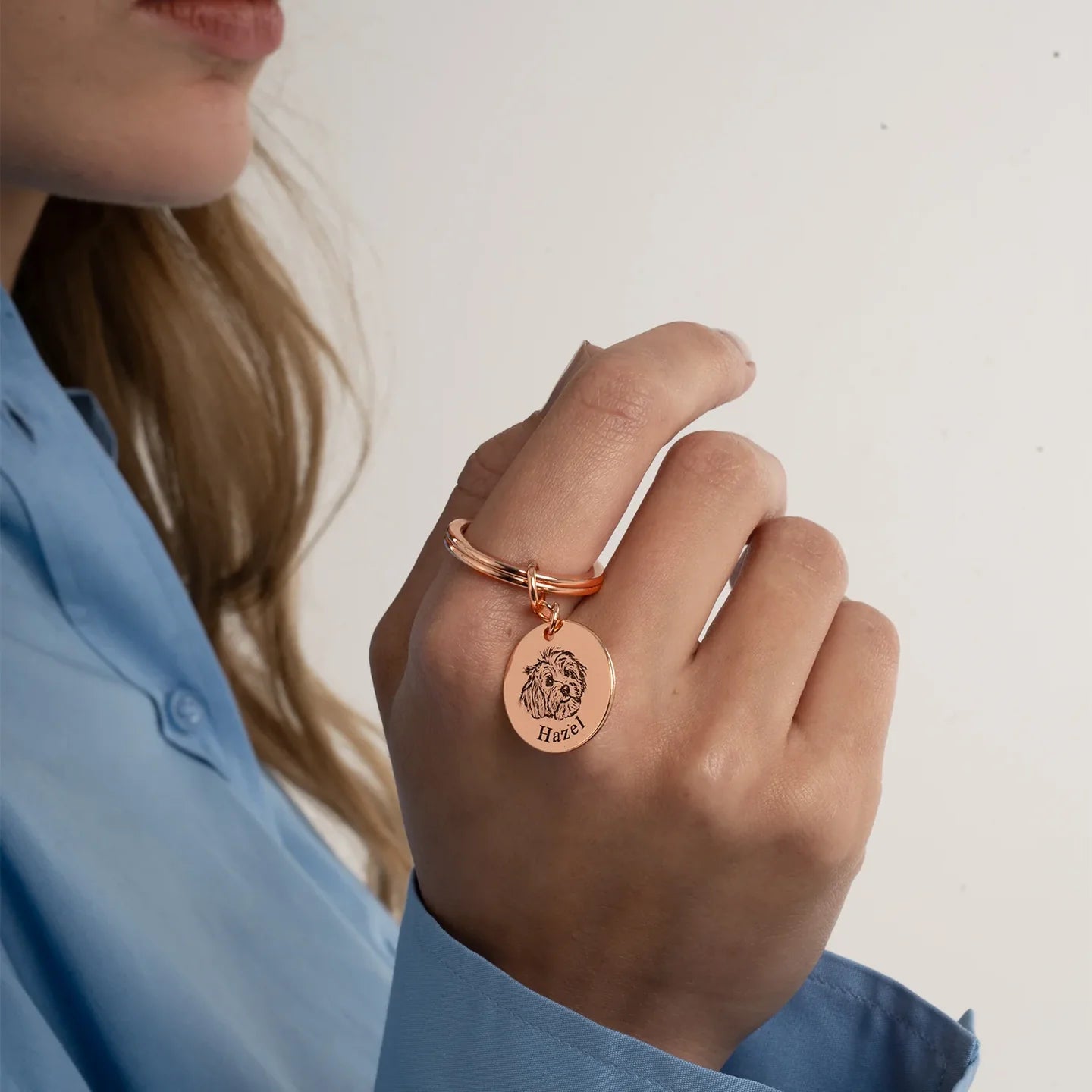 Personalizovaná klíčenka s obličejem mazlíčka