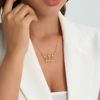 Personalizovaný náhrdelník se jménem kočky