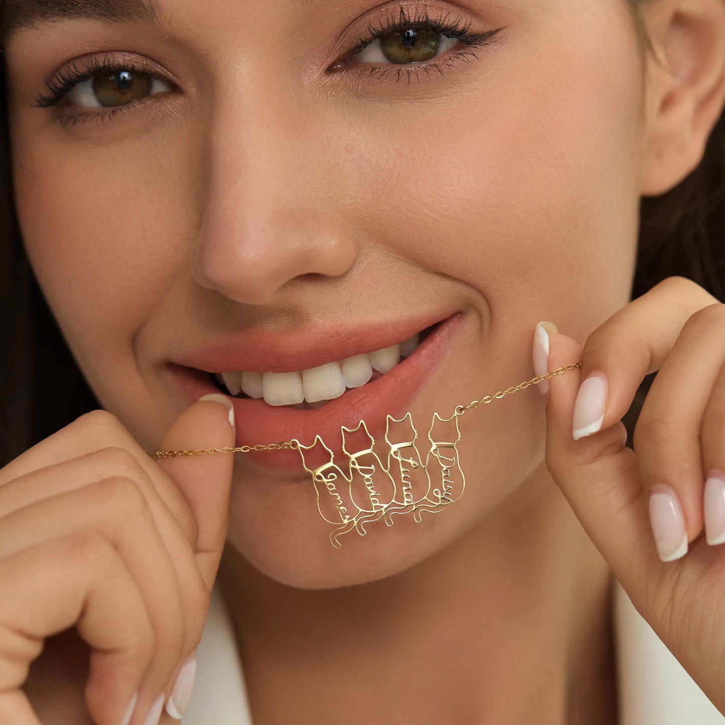 Personalizovaný náhrdelník se jménem kočky