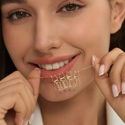 Personalizovaný náhrdelník se jménem kočky