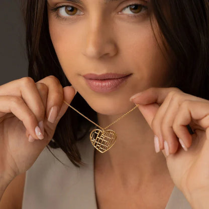 Personalizovaný mapový náhrdelník