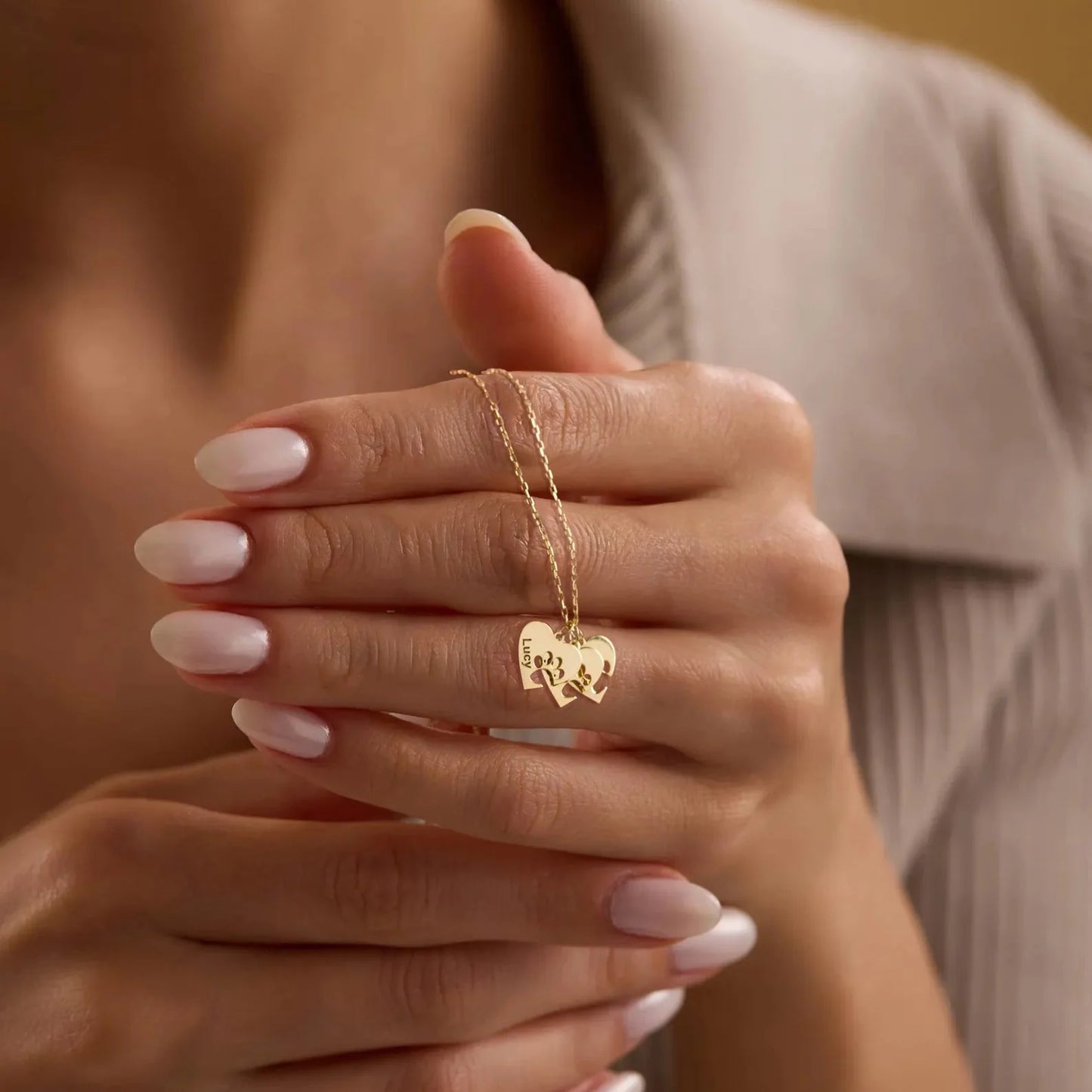 Personalizovaný náhrdelník se srdíčkem a tlapičkou